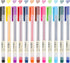 RIANCY Gel Pens (12 Multicolor), Fine Point Ballpoint Pen for Bullet Journaling, Writing, Drawing, Coloring, Office & School Supplies...