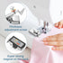 Magnetic Seam Guide for Sewing Machine, Magnetic Sewing Guide with Clip, Multifunctional Ruler, Hemmer Guide, Seam Guide, Hem Guide for Walking Fo...