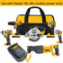 for Milwaukee to Dewalt Battery Adapter, for Milwaukee M18 18v Lithium Battery Convert to Dewalt 18v-20v Lithium Batteries, Converter MIL18DL Use ...