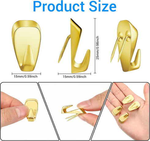 LEIFIDE Cubicle Hooks Fabric Panel Wall Hooks Cubicle Clips Cubicle Coat Hook Cubicle Picture Hangers for 40 Lbs Office Home Kitchen Room Board Ha...