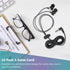 WordSleuth in-Ear Transcription 3.5mm Earbud Headset, Noise Reduction, Antimicrobial, Angled Silicone Ear Tips, Ultra Comfort & Clarity, 10-foot c...