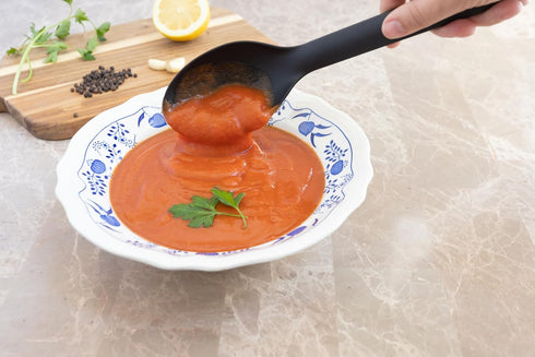 Fox Run Nylon Utensil Set, Ladle, Slotted Spoon, Spoon, Turner, and Spatula...