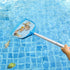 Pool Leaf Skimmer Net Ultra Fine Mesh with Aluminum Poles 5 Sections 6 Feet Swimming Pool Cleaning Net Leaf Catcher for above Ground Pools Ingroun...