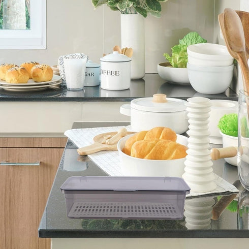 PRETYZOOM Box Storage Container for Grilling Utensils Chopstick Holder Storage with Lid China Storage Containers Utensil Storage Container Grill S...