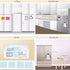 Dry Erase Board Refrigerator Whiteboard Wall Sticker Easy Removable Non Magnetic - Marker Board Sheets Easy Attached & Detached on Glass Without G...
