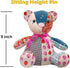 Acrylic Memory Bear Template Ruler Set with Detailed Instructions, Sewing Patterns for Beginners, Teddy Bear Quilting templates (Sitting Height 9i...