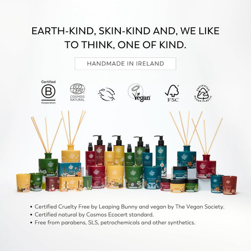 The Handmade Soap Company Shower Gel, Bitter Orange, Pink Pepper, & Hay Body Wash, Liquid Bath Soap, Moisturizing Body Wash, Cruelty Free & Vegan ...