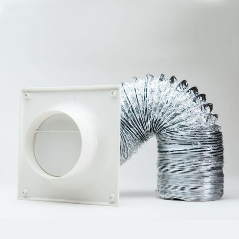 Cinch Wall Plate Adapter, Easy Connect Dryer Hose System by Ziggurat Products