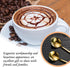 Gold Espresso Spoons, 4PCS 7.9 Inch Long Handle Spoons with 8PCS 5.3 Inch Mini Coffee Spoons, Stainless Steel Teaspoons Stirring Spoons for Coffee...