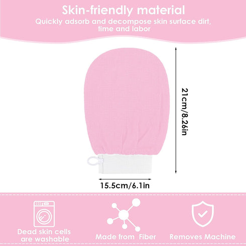Exfoliating Glove Body Scrubber Exfoliator 1 PC Korean Washcloth Skincare Remover Deep Scrub Loofah Cleansing Mitts Exfoliate Cloth Exfoliation Sc...