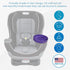 Travel Tray Round, USA Made Easily Convert Your existing Cup Holder to a Tray and Cup Holder for use in a Car Seat, Booster, Stroller, Golf Cart a...