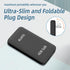 Flat USB C Wall Charger, 45W USB c Charger, Dual USB C Charger with Foldable Plug for Travel with PD 3.0 and GaN, Fast Charging for Laptops, Table...