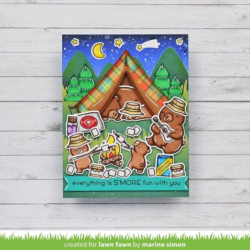 Lawn Clippings Stencils-Mountain -LF2627...