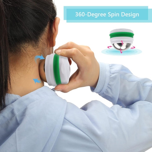 AHIER Cold Massage Roller Ball, Cold Therapy Relief, Free Rolling Removable Gel Ball Deep Tissue Massage Pain Relief, Great Tool for Back/Neck Pai...