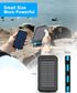 ERRBBIC Solar Power Bank, Portable Charger 38800mah, Waterproof Battery Backup Charger, Solar Panel Charger with Dual LED Flashlights, Suitable fo...