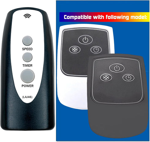 Replacement Remote Control for Lasko 2033654B 2033654 1843 1844 2546 3540 3542 S18625 S18924 1646 1850 1854 1880 1885 2740 2744 3440 A20561 A20700...