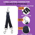 Pet Dog Grooming Belly Straps - Pet Dog Grooming Loops Grooming Helper Purple Groomer Belly Support Band Wide Waterproof PVC Belly Loop Grooming R...