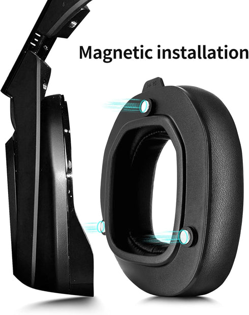 XBERSTAR XBERSTAR Earpads Replacement Ear Cushions Ear Pads Compatible with Logitech Astro Gaming A 50 gen4 Headphones(Protein Leather Earpads)...
