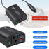 150W Car Power Inverter DC 12V to 110V AC Car Plug Outlet Adapter with PD 25W USB C & QC3.0 Car Laptop Charger......