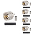 PL-259 UHF Male Plug Crimp Coax Connector Adapter for RG58 LMR195 3D-FB RG142 KSR195 RG400 Cable (Pack of 5)...