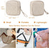 Sanitary Pad Storage Bag, Leather Period Bags for Teen Girls, Portable Tampon Menstrual Cup Pouch Nursing Pad Holder Purse, Sanitary Pouch for Fem...