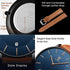 BEN NEVIS Watch, Mens Watch, Minimalist Fashion Simple Wrist Watch Analog Date with Leather Strap...