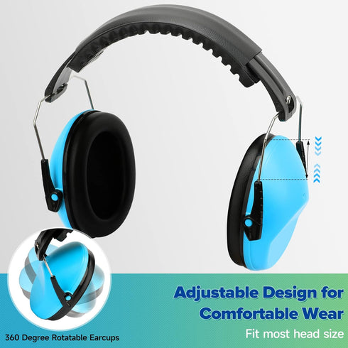 2 Pack Noise Canceling Headphones for Kids, Kids Ear Protection Earmuffs for Autism, Toddler, Children, Kids Noise Cancelling Headphones Sound Pro...