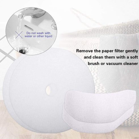 25 Pieces Compatible Cloth Dryer Exhaust Filter Set Replacement for Panda/Magic Chef/Sonya/Avant