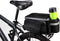 Bike Pannier Bag - Durable & Waterproof Nylon with Reflector Handbag | Shoulder Strap Rack Rear Trunk Tote Bag | Zipper Pockets & Bottle Case...