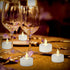 Flameless LED Tea Light Candles: 24 Pack Battery - Powered Fake Candles,Batteries Included,Unscented,for Seasonal & Festival Celebration,Warm Whit...