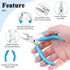 5 Packs Jewelry Pliers Set, Jewelry Making Tools with Needle Nose Pliers/Round Nose Pliers/Chain Nose Pliers/Bent Nose Pliers/Zipper Pliers, Jewel...