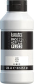 Liquitex BASICS Acrylic Fluid Paint, 250ml (8.5-oz) Bottle, Silver...