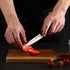 Paring Knife, Classic 4 inch Ceramic Paring Knife with Sheath Cover, Fruit and Vegetable knife,Longer Sharp Rust Proof Stain Resistant...