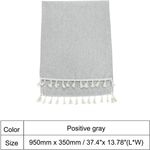 MECCANIXITY Microwave Oven Cover Dust, 13.78"x37.4" Cotton and Linen Decorative Kitchen Appliance Protective Cover for Home Refrigerator Machine D...