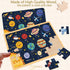 Puzzles for Kids Ages 4-6 Years Old, 4 Pack 24 PCs Jigsaw Puzzles Preschool Educational Brain Teaser Boards Toys Gifts Toddlers Children, Wooden p...