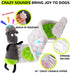 Dog Puzzle Toys, Crinkle Paper Squeaky Dog Toys for Boredom and Stimulating, Enrichment Snuffle Treat Dispensing Interactive Dog Toy, No Stuffing ...