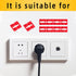 208 Pcs Switch and Receptacle Spacer for Loose Outlet Plug Fix - Outlet Spacers for Electrical Box - Electrical Extender Outlet Shims Light Switch...