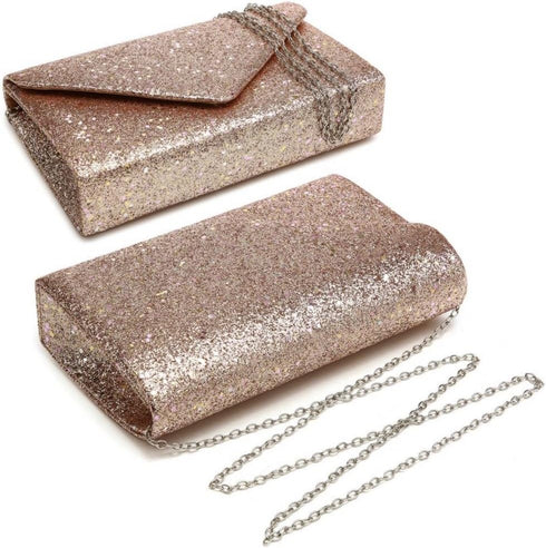 Dasein Women Glitter Evening Bags Formal Clutches Wedding Purses Party Dressy Clutch Purse Cocktail Prom Handbags...