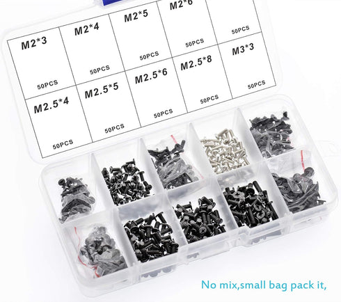 500pcs Laptop Notebook Computer Screw Kit Set for IBM HP Dell Lenovo Samsung Sony Toshiba Gateway Acer...