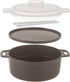 PrepSolutions 4-Piece Microwave Ramen Bowl To-Go, Gray - Includes Soup Spoon, Perfect for Ramen, Udon, Pho Noodles, Dishwasher Safe, BPA-Free...