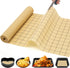 Silicone Baking Mat Roll - Heat Resistant Baking Macaron Bread Mat, Non-stick Pastry Mat, Reusable Dough Rolling Mat, Non Slip Countertop Protecto...