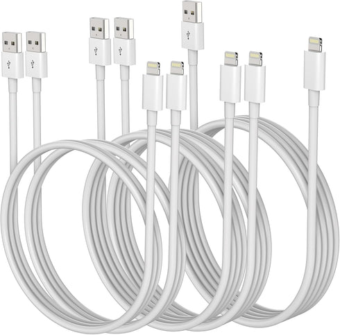 iPhone Charger, Lightning Cable Apple MFi Certified iPhone Charger Cord 3/3/6/6/10FT Compatible with iPhone 14 13 12 11 Pro Max XR XS X 8 7 Plus 6...