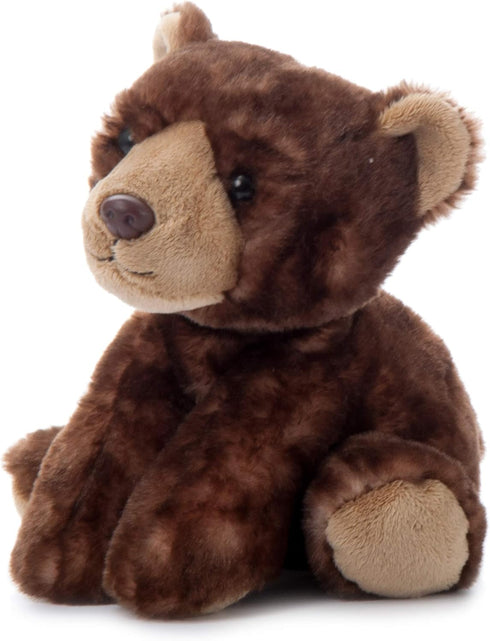 The Petting Zoo Brown Bear Stuffed Animal, Gifts for Kids, Wild Onez Zoo Animals, Brown Bear Plush Toy 9 inches...
