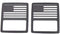 JeCar Tail Light Cover US Flag Taillight Guard Compatible with Jeep Wrangler 2018-2023 JL & Unlimited (Factory OEM Halogen Tail Light ONLY)...