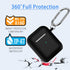 for AirPod Case Cover, Military Grade Anti-Fall Soft Silicone Shock-Absorbing Protective AirPod 2&1 Generation Case Skin Touch with Keychain and C...