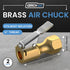 Air Chuck for Tires, Heavy Duty Lock On Tire Inflator Chuck with Clip - Open Flow...