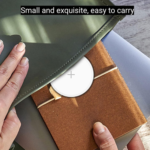 YALANDER 15W Magnetic Wireless Charger for iPhone 14/13/12 Pro Max/Mini/Plus, Qi Fast Charging Pad for Samsung & Qi-Enabled Smart Phones,Travel Es...