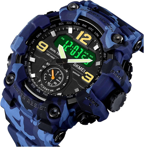 Gosasa Big Dial Digital Watch S Shock Men Military Army Watch Water Resistant LED Outdoor Sports Watches...