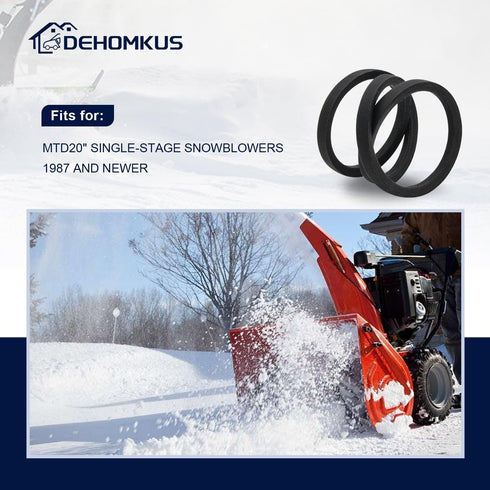 954-0101 Auger Drive V Belt for MTD Craftsman 754-0101A 954-0193 754-0235 754-0193 5068 265-433 Single-Stage Snow Blower - for Husqvarna Snowblowe...