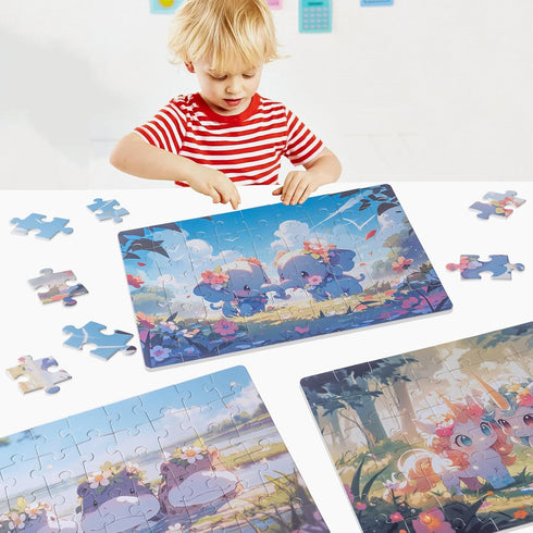 Puzzles for Kids,Animals Jigsaw Puzzles,54 Piece Puzzle for Toddler Ages 4-6 Years,Birthday Gift, for 3-8 Years Old,Children Preschool Educational...